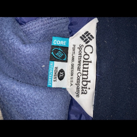 NICE AND WARM WOMENS BLUE COLUMBIA JACKET SIZE XL - Picture 7 of 7